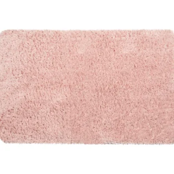 Kotikulta Kylpyhuone- Ja Saunatekstiilit-Kylpyhuonematto 50 X 80 Cm Micro Roosa