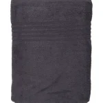 Kotikulta Kylpyhuone- Ja Saunatekstiilit-Kylpypyyhe 100 X 150 Cm Sara Tummanharmaa