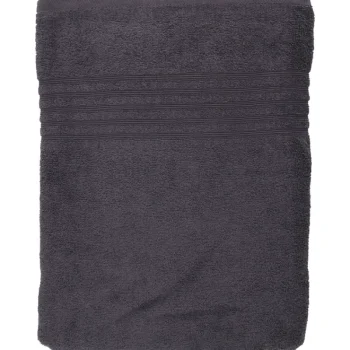 Kotikulta Kylpyhuone- Ja Saunatekstiilit-Kylpypyyhe 100 X 150 Cm Sara Tummanharmaa
