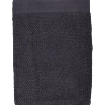 Kotikulta Kylpyhuone- Ja Saunatekstiilit-Kylpypyyhe 70 X 140 Cm Ellen Tummanharmaa