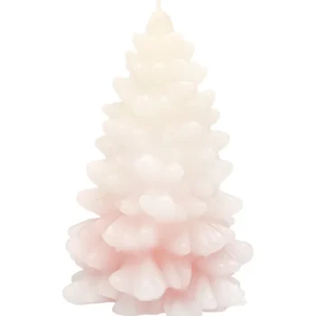 Miny Kynttilänjalat Ja Kynttilät-Kynttilä Kuusi Vaaleanpunainen/valkoinen