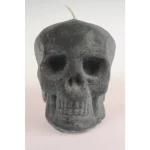 Kynttilänjalat Ja Kynttilät-Kynttilä Pääkallo Musta