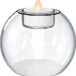 Kotikulta Kynttilänjalat Ja Kynttilät-Kynttilälasi 8 Cm Globe