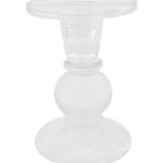 Kotikulta Kynttilänjalat Ja Kynttilät-Kynttilänjalka 12 Cm Lasi Kirkas