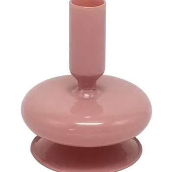 Miny Maljakot Ja Koriste-esineet-Kynttilänjalka 10 X 10 X 12 Cm Lasia Pinkki