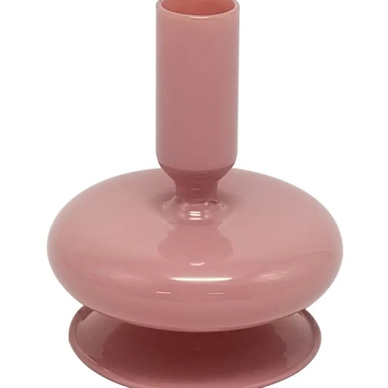 kynttilnjalka-miny-10-x-10-x-1-IgCwnGwr-0.webp Miny Maljakot Ja Koriste-esineet-Kynttilänjalka 10 X 10 X 12 Cm Lasia Pinkki