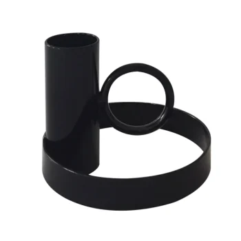 Miny Maljakot Ja Koriste-esineet-Kynttilänjalka 8 X 6 Cm, Musta