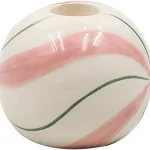 Miny Sesonkikoristeet-Kynttilänjalka Polka Vaaleanpunainen