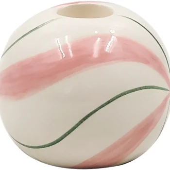 Miny Sesonkikoristeet-Kynttilänjalka Polka Vaaleanpunainen