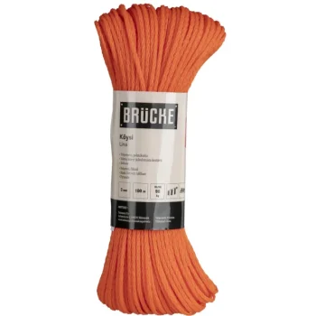 Brücke Kettingit, Köydet Ja Kuormansidonta-Köysi 3 Mm 100 M PE Oranssi