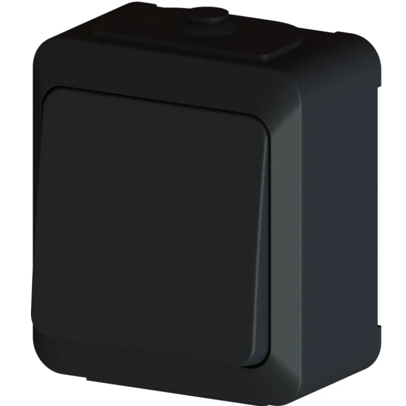 kytkin-16-pinta-ip44-musta-har-ytvAwVtg-0.webp Harju Hiili Sähköasennustarvikkeet-Kytkin 1/6 Pinta IP44 Musta