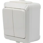 Egant Sähköasennustarvikkeet-Kytkin IP44 Pinta 2-osainen