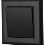 Egant Sähköasennustarvikkeet-Kytkin Fjord 1-osainen Musta