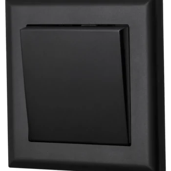 Egant Sähköasennustarvikkeet-Kytkin Fjord 1-osainen Musta