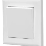 Egant Sähköasennustarvikkeet-Kytkin Fjord 1-osainen Valkoinen