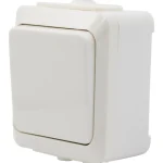 Egant Sähköasennustarvikkeet-Kytkin IP44 Pinta Valkoinen