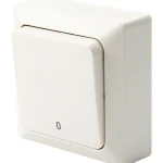 Egant Sähköasennustarvikkeet-Kytkin Pinta 2-osainen