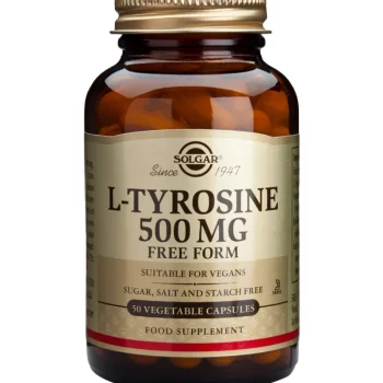 Solgar Urheiluravinteet Ja Valmisteet^L-Tyrosiini 50 Kpl 500 Mg