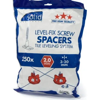 Solid Muuraus- Ja Laatoitusvälineet-Laattojen Tasauskiila 250 Kpl Pyöritettävä