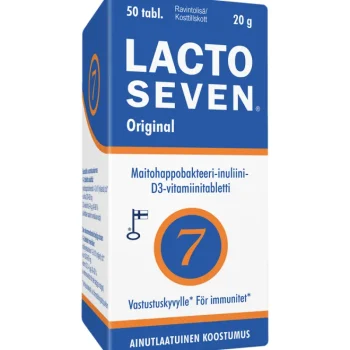 Vitabalans Terveysravinteet Ja -valmisteet^Lacto Seven 50 Kpl Maitohappobakteeri + Inuliini