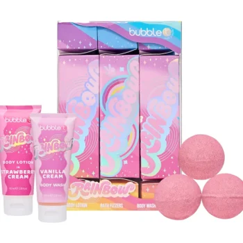 Bubble T Kosmetiikkalahjapakkaukset^Lahjapakkaus Vartalonhoitoon Rainbow Crackers