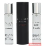 Chanel Lahjapakkaukset^Lahjapakkaus, 60 Ml Allure Homme Sport 2 X Edt Spray Refill 20 Ml/1 Edt Spray 20 Ml