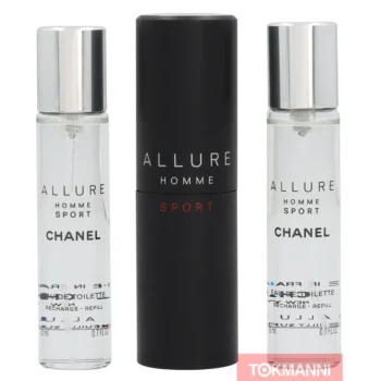 Chanel Lahjapakkaukset^Lahjapakkaus, 60 Ml Allure Homme Sport 2 X Edt Spray Refill 20 Ml/1 Edt Spray 20 Ml