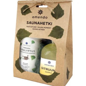 Emendo Saunatarvikkeet Ja -aineet-Lahjapakkaus Saunahetki Natural