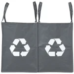 Sini Roskakorit Ja Lajitteluastiat^Lajittelukassi 2 Kpl