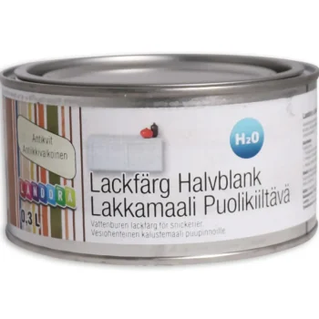 Landora Maalit-Lakkamaali V 0,33 L Puolikiiltävä Antiikinvalkoinen