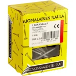 Koskensaaren Tehtaat Naulat Ja Ruuvit-Lankanaula 100 X 3,4 Mm 1 Kg Kuumasinkitty