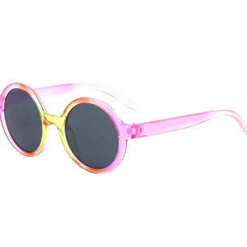 Miny Aurinko- Ja Lukulasit^Lasten Aurinkolasit Pyöreä Pinkki/keltainen