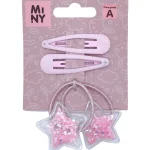 Miny Hiuskoristeet Ja Hiustenhoitovälineet^Lasten Hiuspinni 2 Kpl + Hiuslenkki 2 Kpl