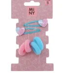 Miny Hiuskoristeet Ja Hiustenhoitovälineet^Lasten Hiuspinnit 2 Kpl Ja Hiuslenkit 4 Kpl