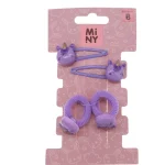 Miny Hiuskoristeet Ja Hiustenhoitovälineet^Lasten Hiuspinnit 2 Kpl Ja Hiuslenkit 2 Kpl Yksisarvinen