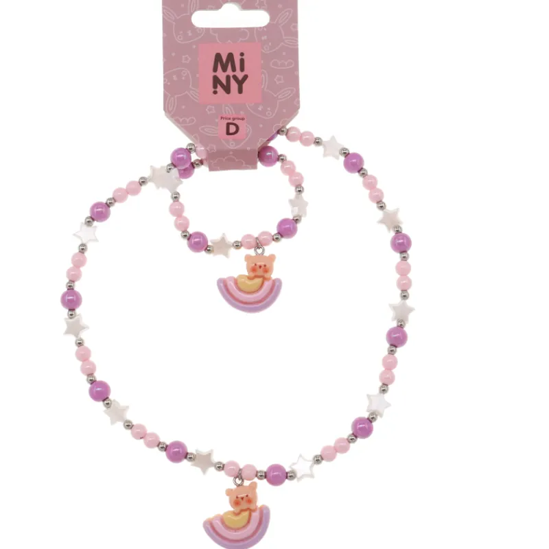 lasten-kaulakoru-ja-rannekoru-IWaaZsvt-0.webp Miny Korut Ja Kellot^Lasten Kaulakoru Ja Rannekoru Sateenkaari