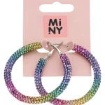 Miny Korut Ja Kellot^Lasten Rengaskorvakorut Moniväri 1 Pr/pkt