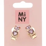 Miny Korut Ja Kellot^Lasten Rengaskorvakorut Pinkki/kullanvärinen