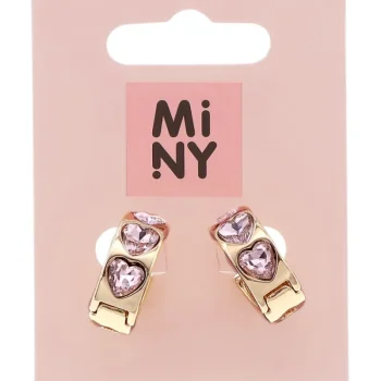 Miny Korut Ja Kellot^Lasten Rengaskorvakorut Pinkki/kullanvärinen