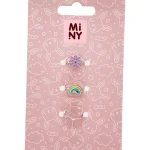 Miny Korut Ja Kellot^Lasten Säädettävä Sormussetti 3 Osaa