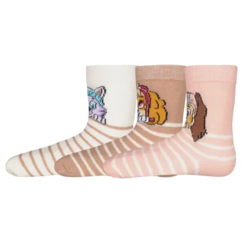 Ryhmä Hau Lasten Sukat Ja Sukkahousut-Lasten Sukat 3 Pr/pkt Vaaleanpunainen