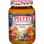Piltti Lastenruoka-ateriat Ja Välipalat^Lastenateria 190 G Täysjyväpastaa Ja Lihaa 8 Kk