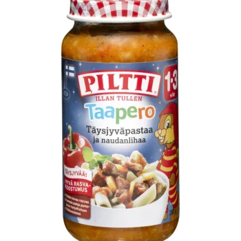 Piltti Lastenruoka-ateriat Ja Välipalat^Lastenateria 250 G Täysjyväpastaa Ja Naudanlihaa 1-3 V