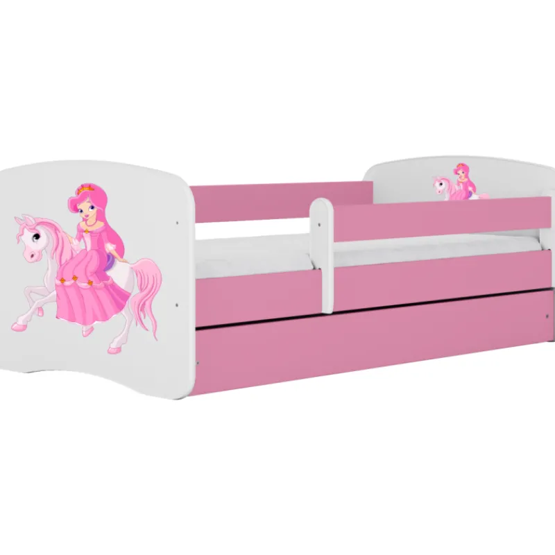 lastensnky-kocot-kids-babydrea-exHBDWjL-0.webp Kocot Kids Huonekalut-Lastensänky Babydreams Prinsessa Ratsulla Laatikolla, Vaaleanpunainen