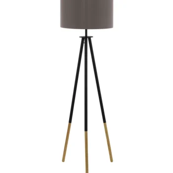 Eglo Sisävalaisimet-Lattiavalaisin Bidford E27 Ruskea/kulta