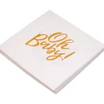 Let's Party Teemajuhlat-Lautasliina 20 Kpl 33 Cm Oh Baby