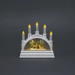 Kotikulta Koristevalot-LED-kynttelikkö Metsäeläimet