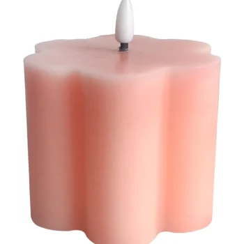 Miny Kynttilänjalat Ja Kynttilät-LED-kynttilä 10 Cm Pinkki