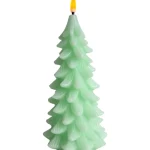 Miny Kynttilänjalat Ja Kynttilät-LED-kynttilä Kuusi 23,5 Cm Vihreä