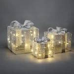 Kotikulta Koristevalot-LED-lahjapaketit 3 Kpl